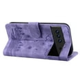 thumbnail image 5 of SaniMore Magnetic Wallet Case for Google Pixel 8 Pro [RFID Blocking] Card Holder, Cartoon Embossing PU Leather Kickstand & Wrist Strap Shockproof Shell for Google Pixel 8 Pro Girls Women, Purple, 5 of 6