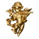 thumbnail image 1 of Encantadora estatua de ángel, , escultura de pared de para EstiloB Zulema Estatuilla de ángel, 1 of 7