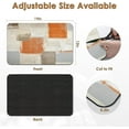 thumbnail image 4 of Coffee Mat for Countertops, Orange Brown Grey Painting Abstract Dish Drying Mat 2 Pcs for Kitchen Coffee Bar Accessories, Fit Under Coffee Maker Espresso Machine Dish Rack Hide Stain Rubber 12x19in, 4 of 6
