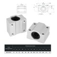 thumbnail image 1 of YLSHRF Roulement Linéaire, 36x42x28mm 4 Pcs, pour Industrie Alimentaire Menuiserie, 1 of 8