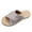 Grey, variant on Womens Slide Slippers,Flat Slippers Women New Denim Plush Cross Sandals and Slippers