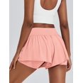 thumbnail image 3 of Pinspark Women' Athletic 2 in 1 Running Shorts Casual Summer Breathable Flowy Workout Gym Tennis Short Cute Active Skorts with Pockets, 3 of 6