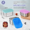 thumbnail image 3 of Recipientes para aperitivos Tanjiae Kids Snack Pro de acero inoxidable, 230 ml, 3 of 8
