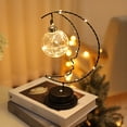 thumbnail image 2 of Naiovety Reemplazo de luz nocturna de hierro, interruptor de encendido/apagado con decorativa elegante, lámpara de ambiente para dormitorio y Iluminación y accesorios Naiovety HA073763-01B, 2 of 6