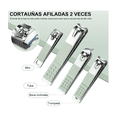 thumbnail image 2 of 22 Piezas Cortauñas Y Pedicura Kit Manicura Profesional Verde Labg, 2 of 5