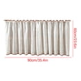 thumbnail image 3 of No Drill Cabinet Curtain, Decorative Covering for Shelving Units Cupboards Wardrobes, Soft Semi Sheer Curtain, for Kitchen Entryway Living Room, 3 of 7