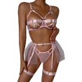 thumbnail image 1 of Gibobby Conjunto de lencería de encaje Conjunto De Lencería Erótica Cuello V Lencería erótica Sexy para Mujer, Vestido de Piel Sexy y Casual, Mujer Sexy(RD1, CH), 1 of 5