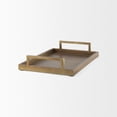 thumbnail image 3 of Mercana Shay Aluminium Tray - Medium in Gold, 3 of 11