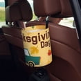 thumbnail image 5 of Honeii Happy Thanksgiving Day Print Waterproof Car Trash Can,Waterproof Portable Collapsible Trash Can,Garbage Container fits Most Cars,SUVs,and Trucks, 5 of 7