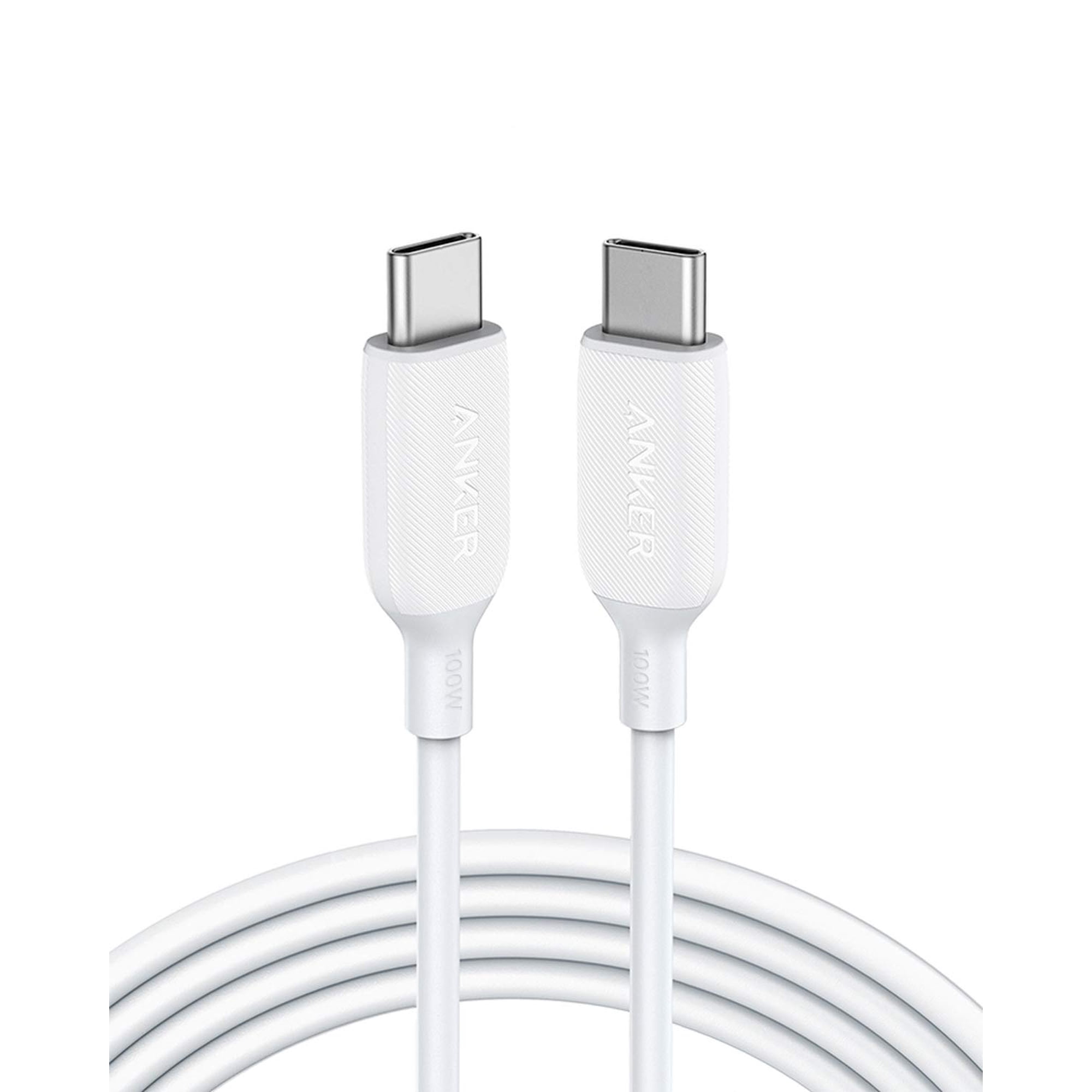 Anker Powerline III 100W USB C Charger Cable 6ft Type C Charging Data Sync [White]