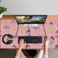 thumbnail image 4 of Long Mouse Pads for Desk,Ballet Princess Pattern Desk Mats on Top Of Desks, Desk Mouse Pad Extra Large with 3mm Non-Slip Base and Stitched Edge for Gaming,Office,Work,Home 47.3"x23.6", 4 of 6