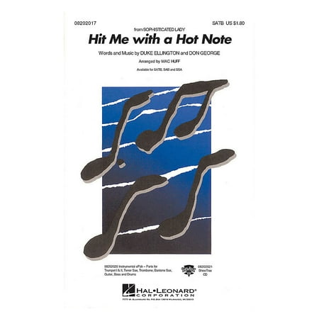 Hal Leonard Hit Me with a Hot Note SAB Arranged by Mac Huff