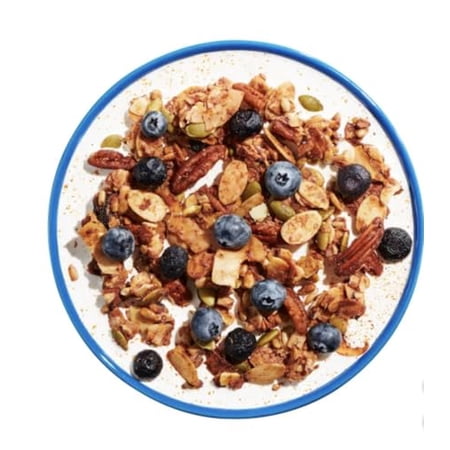 Low Karb NuTrail, Keto Blueberry Nut Granola Healthy Breakfast Cereal, Low Carb Snacks & Food, Almonds, Pecans, Coconut and More, 2g Net Carbs, 1.37 lb, 22 Oz