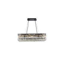 Maxime 28 inch black chandelier