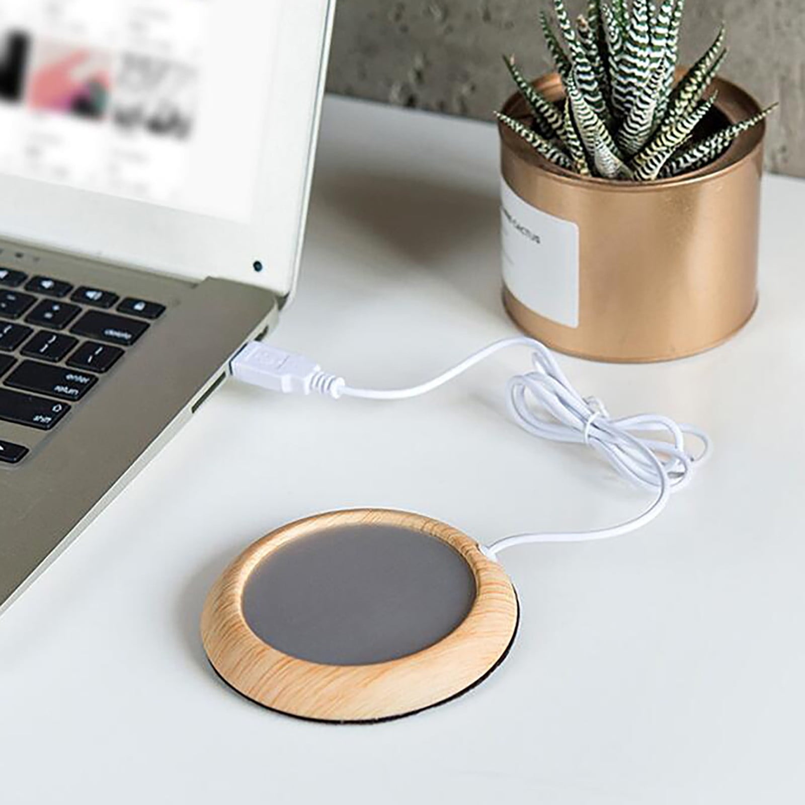 Holloyiver Mug Warmer for Home & Office. Great for Warming Up Cups