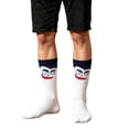 thumbnail image 2 of WHEANG Socks for Women Men Funny Crazy Graphic Mid Calf Socks Holiday Casual Daily Halloween Party Gift Socks Halloween Novelty Socks for Men One Size Blue, 2 of 4