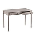 thumbnail image 4 of Bowery Hill 2 Drawer Writing Desk in Gray, 4 of 5