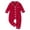 Red, variant on Baby Girl Boy Pajamas Romper Button Up Pajamas Footie Red Pj's Jumpsuit Clothes Baby Girl New Years Outfit Girl
