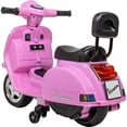 thumbnail image 3 of Moto Vespa Eléctrica Montable Little monkey Niña Ajustable Clásica Rosa 6v, 3 of 7