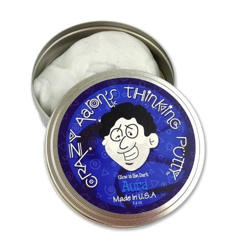 Crazy Aaron's Aura Glow in the Dark Thinking Putty 2 inch Mini Tin