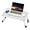 White, variant on Folding Lap Desk Laptop Stand Bed Desk Table Tray, Breakfast Serving Tray, Portable & Lightweight Mini Table for Sofa Couch Floor - White