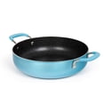 thumbnail image 4 of Granite Stone Everyday Pan with Steamer, Aluminum, Non-stick, 5.5 Quart, Turquoise, 4 of 6
