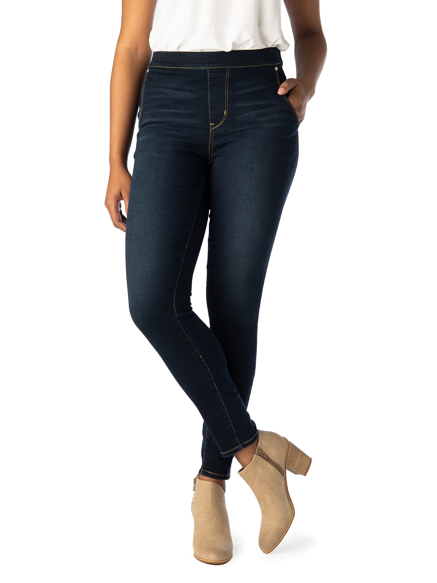 Signature by Levi Strauss & Co. Women's High Rise Pull On Jeggings ...