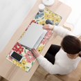 thumbnail image 3 of Long Mouse Pads for Desk,Pioneer Flower Floral Print Pattern Desk Mats on Top Of Desks, Desk Mouse Pad Extra Large with 3mm Non-Slip Base and Stitched Edge for Gaming,Office,Work,Home 31.5"x11.8", 3 of 6