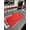 Flat Red, variant on 3D Super Puff Metallic Heat Transfer Vinyl 12 x 19 inch sheet for shirts or other fabrics (Blue)