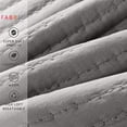 thumbnail image 4 of KASENTEX Quilt Mini Set-Stone Washed-Super Soft Bedspread-Light Weight-White Down Alternative Microfiber Fill-Machine Washable-Solid Colors, Twin + 2 Shams, Grey, 4 of 5