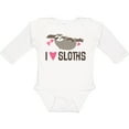 thumbnail image 3 of Inktastic Sloth Lover Rain Forest Girls Long Sleeve Baby Bodysuit, 3 of 5