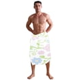 thumbnail image 5 of Delicate Flower Design 64''x32'' Bath Towels Lightweight Quick-Dry Breathable Soft for Gym Travel Swim, 5 of 8