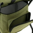 thumbnail image 3 of Silla plegable portátil ligera Zulema con bolsa refrigeradora con respaldo verde, 3 of 8