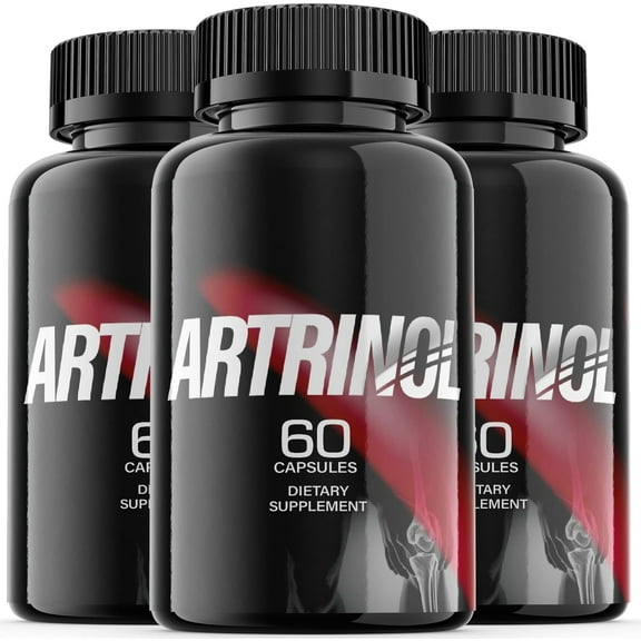 (3 Pack) Artrinol - Dietary Supplement for Joints, Focus, Memory, Clarity, Energy, Improved Sleep, Calm and Relax Mind - Advanced Formula for Overall Wellness - 180 Capsules