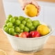 thumbnail image 5 of Kitchen Organizer Basket Food Safe Plastic Drainer Space Saving Storage Container For Vegetables Utensils Sturdy Easy Clean Multi Purpose Use, 5 of 6