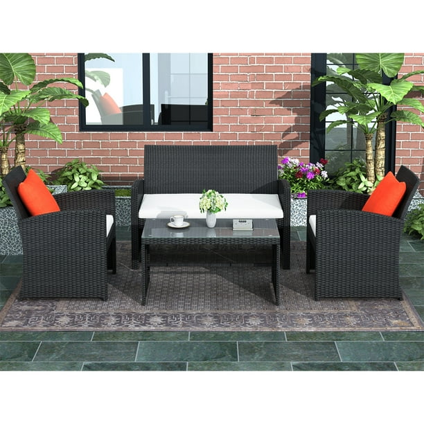 4 Piece Patio Furniture Sets Clearance, Patio Table Set Clearance