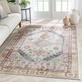 thumbnail image 6 of Well Woven Vera Vintage Grey Tribal diamond medallion pattern 7'10" x 9'10" Area Rug, 6 of 10