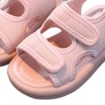 thumbnail image 3 of Sandalias de bebé transpirables para niños, sandalias de verano antideslizantes (Rosa 26), 3 of 6