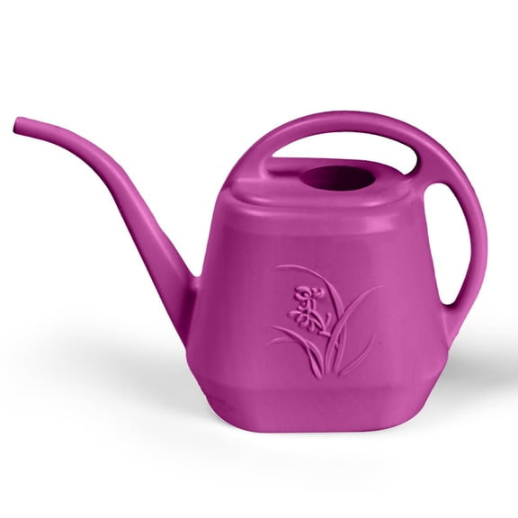 KO-KGAD Plastic Watering Can - 1/2 Gallon - Rose Red