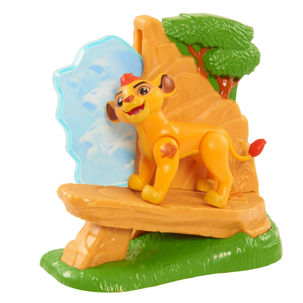 Disney Lion Guard Kion with Rock Wall Figure & Accessory Set Walmart