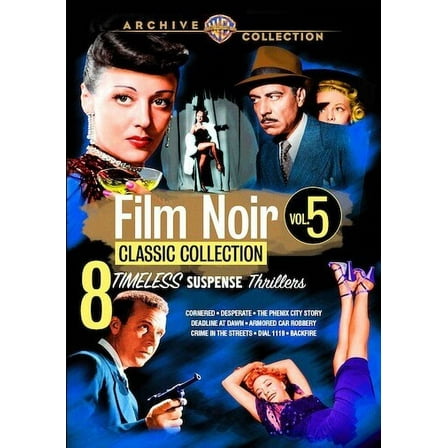 Film Noir Classic Collection: Volume Five (DVD), Warner Archives, Mystery & Suspense