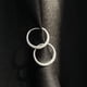 thumbnail image 4 of Pendientes de plata brillante con estrellas para mujer Pendientes delicados con circonita que muestran temperamento, 4 of 8