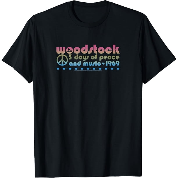Woodstock - Camiseta de 3 días 1969