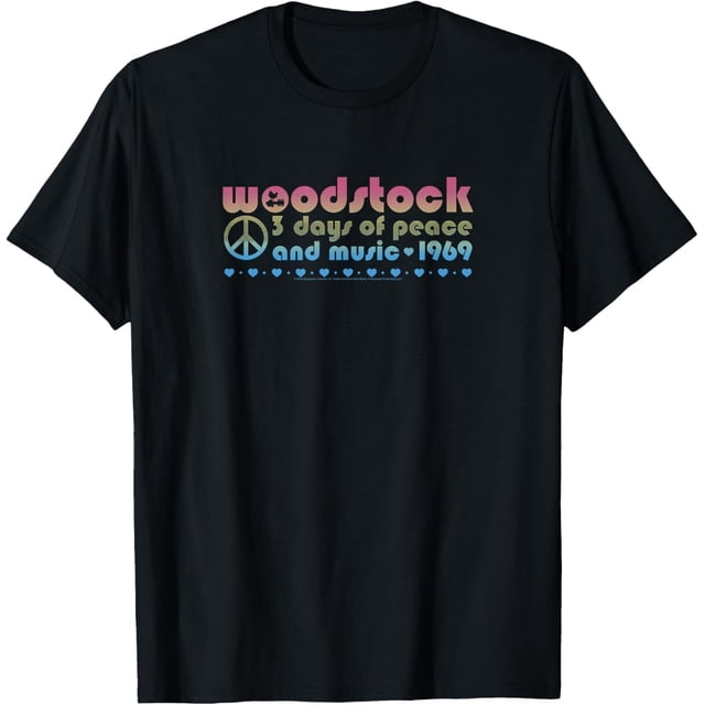 Woodstock - Camiseta de 3 días 1969