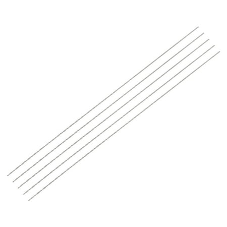 

Uxcell 5Pack 0.5mm Mini Micro Twist Drill Bits High-Speed Steel Extra Long Drill Bit 100mm