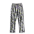 thumbnail image 4 of Beetlejuice Womens Multicoloured Logo Short Sleeve Long Leg Pyjama Set (Small), 4 of 6