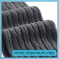 thumbnail image 2 of Big Girls Women's 3 Pairs Thigh High Cotton Boot SocksFancy Design, Colors Size 6-9 Black, 2 of 2
