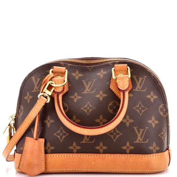 Pre-Owned Alma Handbag Monogram Canvas BB By Rebag