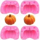 thumbnail image 1 of Molde de silicona de calabaza 3D, 2 pares de moldes de vela reutilizables con efecto antiadherente para hornear dulces, decoración de pasteles, jabón, Halloween, Acción de Gracias, decoración de Navidad esquí esquí Gafas de esquí, 1 of 5