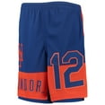 thumbnail image 2 of Youth Francisco Lindor Royal New York Mets Pandemonium Name & Number Shorts, 2 of 4
